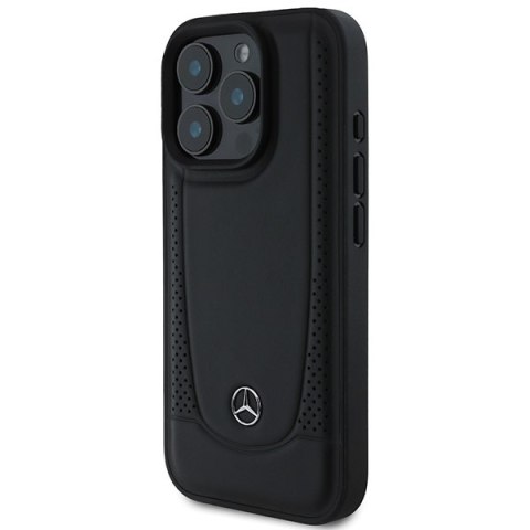 Mercedes nakładka do iPhone 16 Pro Max 6,9" MEHCP16XARMBK Hardcase Leather Urban czarna Mercedes nakładka do iPhone 16 Pro Max 6,9" MEHCP16XARMBK Hardcase Leather Urban czarna