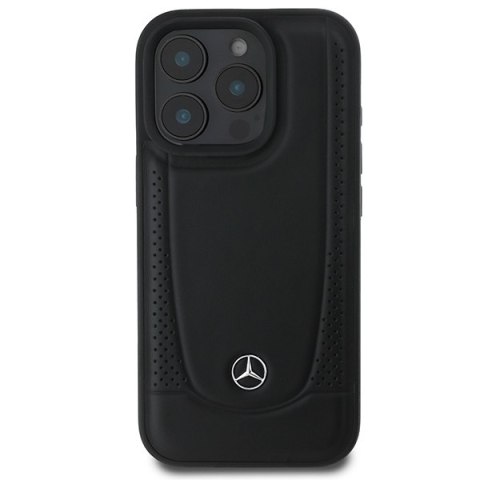 Mercedes nakładka do iPhone 16 Pro Max 6,9" MEHCP16XARMBK Hardcase Leather Urban czarna Mercedes nakładka do iPhone 16 Pro Max 6,9" MEHCP16XARMBK Hardcase Leather Urban czarna