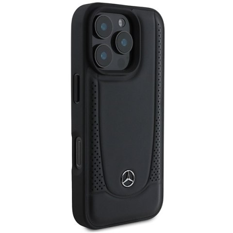 Mercedes nakładka do iPhone 16 Pro Max 6,9" MEHCP16XARMBK Hardcase Leather Urban czarna Mercedes nakładka do iPhone 16 Pro Max 6,9" MEHCP16XARMBK Hardcase Leather Urban czarna