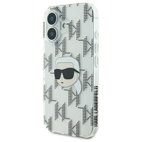 Karl Lagerfeld nakładka do iPhone 16 6,1" KLHCP16SHKLPKHT przezroczysta Hardcase IML Karl Head Electroplated Karl Lagerfeld nakładka do iPhone 16 6,1" KLHCP16SHKLPKHT przezroczysta Hardcase IML Karl Head Electroplated
