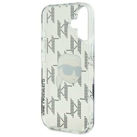 Karl Lagerfeld nakładka do iPhone 16 6,1" KLHCP16SHKLPKHT przezroczysta Hardcase IML Karl Head Electroplated Karl Lagerfeld nakładka do iPhone 16 6,1" KLHCP16SHKLPKHT przezroczysta Hardcase IML Karl Head Electroplated