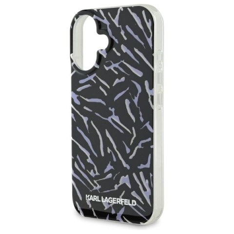 Karl Lagerfeld nakładka do iPhone 16 6,1" KLHCP16SHZBPKCCU fioletowa Hardcase Zebra With Cord Karl Lagerfeld nakładka do iPhone 16 6,1" KLHCP16SHZBPKCCU fioletowa Hardcase Zebra With Cord