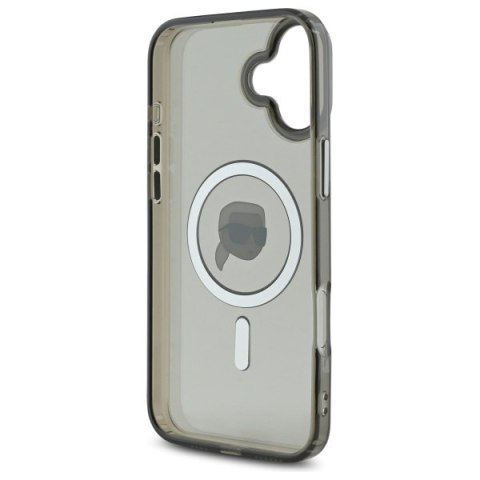 Karl Lagerfeld nakładka do iPhone 16 6,1" KLHMP16SHLSKIK czarna Hardcase IML Metal Karl Head MagSafe Karl Lagerfeld nakładka do iPhone 16 6,1" KLHMP16SHLSKIK czarna Hardcase IML Metal Karl Head MagSafe
