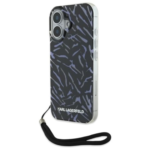 Karl Lagerfeld nakładka do iPhone 16 Plus 6,7" KLHCP16MHZBPKCCU fioletowa Hardcase Zebra With Cord Karl Lagerfeld nakładka do iPhone 16 Plus 6,7" KLHCP16MHZBPKCCU fioletowa Hardcase Zebra With Cord