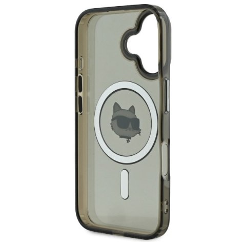 Karl Lagerfeld nakładka do iPhone 16 Plus 6,7" KLHMP16MHLSCHK czarna Hardcase IML Metal Choupette Head MagSafe Karl Lagerfeld nakładka do iPhone 16 Plus 6,7" KLHMP16MHLSCHK czarna Hardcase IML Metal Choupette Head MagSafe