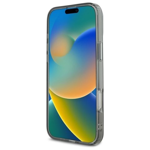 Karl Lagerfeld nakładka do iPhone 16 Pro 6,3" KLHMP16LHLSKIK czarna Hardcase IML Metal Karl Head MagSafe
