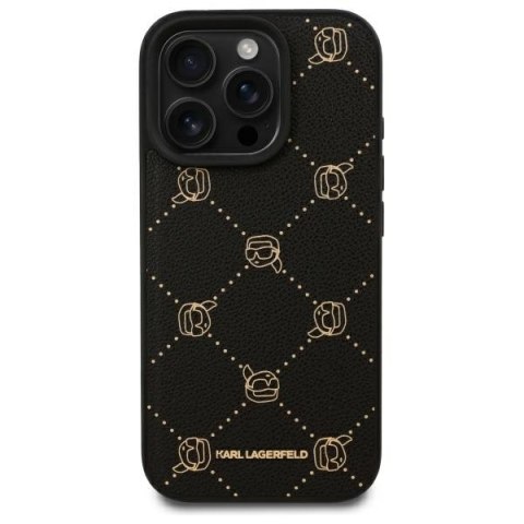 Karl Lagerfeld nakładka do iPhone 16 Pro 6,3" KLHMP16LPGKHPHK czarna Hardcase Karl Head MagSafe Karl Lagerfeld nakładka do iPhone 16 Pro 6,3" KLHMP16LPGKHPHK czarna Hardcase Karl Head MagSafe