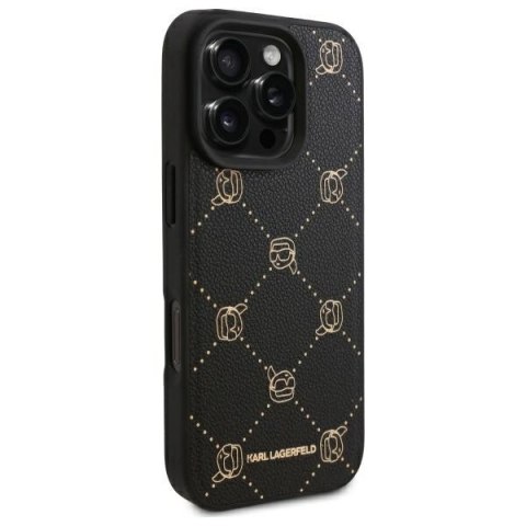 Karl Lagerfeld nakładka do iPhone 16 Pro 6,3" KLHMP16LPGKHPHK czarna Hardcase Karl Head MagSafe Karl Lagerfeld nakładka do iPhone 16 Pro 6,3" KLHMP16LPGKHPHK czarna Hardcase Karl Head MagSafe