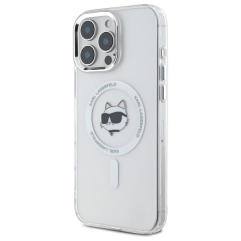 Karl Lagerfeld nakładka do iPhone 16 Pro Max 6,9" KLHMP16XHLSCHH biała Hardcase IML Metal Choupette Head MagSafe Karl Lagerfeld nakładka do iPhone 16 Pro Max 6,9" KLHMP16XHLSCHH biała Hardcase IML Metal Choupette Head MagSafe