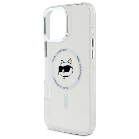 Karl Lagerfeld nakładka do iPhone 16 Pro Max 6,9" KLHMP16XHLSCHH biała Hardcase IML Metal Choupette Head MagSafe Karl Lagerfeld nakładka do iPhone 16 Pro Max 6,9" KLHMP16XHLSCHH biała Hardcase IML Metal Choupette Head MagSafe
