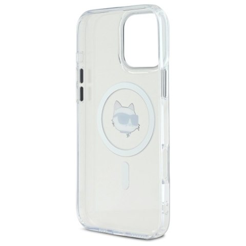 Karl Lagerfeld nakładka do iPhone 16 Pro Max 6,9" KLHMP16XHLSCHH biała Hardcase IML Metal Choupette Head MagSafe Karl Lagerfeld nakładka do iPhone 16 Pro Max 6,9" KLHMP16XHLSCHH biała Hardcase IML Metal Choupette Head MagSafe