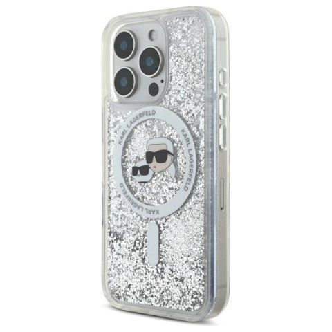 Karl Lagerfeld nakładka do iPhone 16 Pro Max 6,9" KLHMP16XLGKCSGH przezroczysta Hardcase Liquid Glitter Karl&Choupette Head MagS Karl Lagerfeld nakładka do iPhone 16 Pro Max 6,9" KLHMP16XLGKCSGH przezroczysta Hardcase Liquid Glitter Karl&Choupette Head MagS