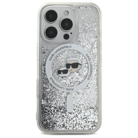 Karl Lagerfeld nakładka do iPhone 16 Pro Max 6,9" KLHMP16XLGKCSGH przezroczysta Hardcase Liquid Glitter Karl&Choupette Head MagS Karl Lagerfeld nakładka do iPhone 16 Pro Max 6,9" KLHMP16XLGKCSGH przezroczysta Hardcase Liquid Glitter Karl&Choupette Head MagS