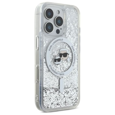 Karl Lagerfeld nakładka do iPhone 16 Pro Max 6,9" KLHMP16XLGKCSGH przezroczysta Hardcase Liquid Glitter Karl&Choupette Head MagS Karl Lagerfeld nakładka do iPhone 16 Pro Max 6,9" KLHMP16XLGKCSGH przezroczysta Hardcase Liquid Glitter Karl&Choupette Head MagS