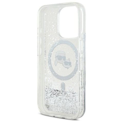 Karl Lagerfeld nakładka do iPhone 16 Pro Max 6,9" KLHMP16XLGKCSGH przezroczysta Hardcase Liquid Glitter Karl&Choupette Head MagS Karl Lagerfeld nakładka do iPhone 16 Pro Max 6,9" KLHMP16XLGKCSGH przezroczysta Hardcase Liquid Glitter Karl&Choupette Head MagS