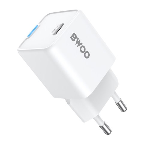 BWOO ładowarka sieciowa GaN 30W USB-C biała BWOO ładowarka sieciowa GaN 30W USB-C biała