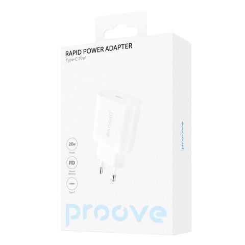 Proove ładowarka sieciowa Rapid 20W biała Proove ładowarka sieciowa Rapid 20W biała
