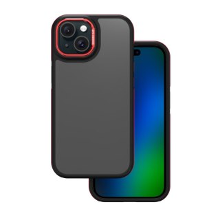 Nakładka Crystal Black do iPhone 16 Pro Max 6,9" czerwona