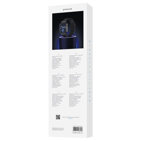 Smartwatch Proove Elysium czarny błyszczący Smartwatch Proove Elysium czarny błyszczący