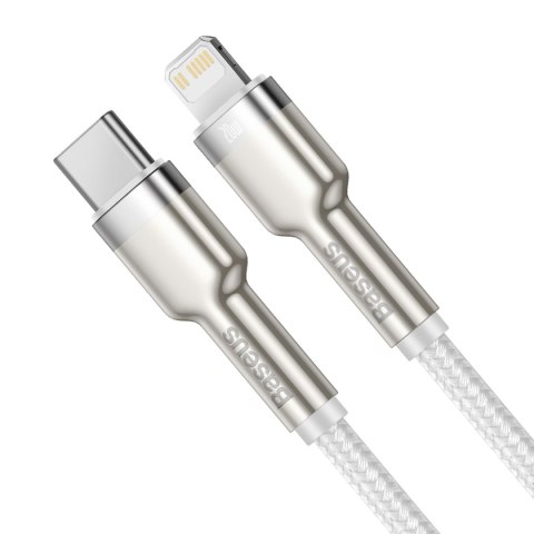 Baseus kabel Cafule Metal PD USB-C - Lightning 2,0 m biały 20W Baseus kabel Cafule Metal PD USB-C - Lightning 2,0 m biały 20W
