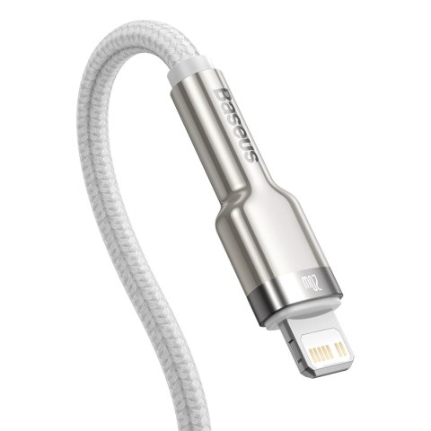 Baseus kabel Cafule Metal PD USB-C - Lightning 2,0 m biały 20W Baseus kabel Cafule Metal PD USB-C - Lightning 2,0 m biały 20W