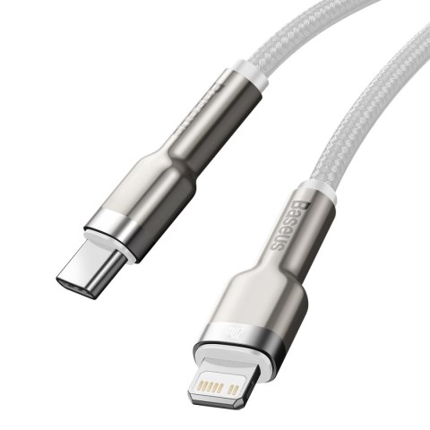 Baseus kabel Cafule Metal PD USB-C - Lightning 2,0 m biały 20W Baseus kabel Cafule Metal PD USB-C - Lightning 2,0 m biały 20W