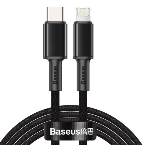 Baseus kabel High Density PD USB-C - Lightning 2,0 m czarny 20W Baseus kabel High Density PD USB-C - Lightning 2,0 m czarny 20W