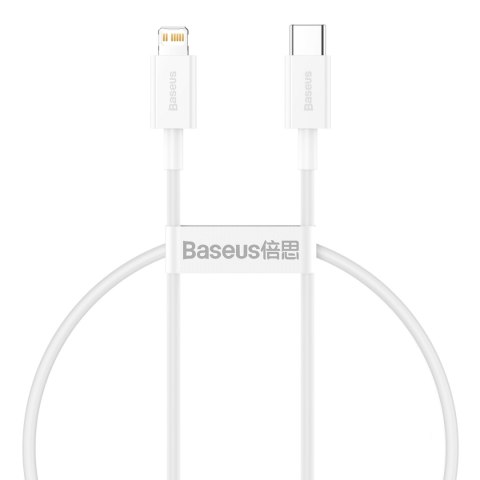 Baseus kabel Superior PD USB-C - Lightning 0,25 m biały 20W Baseus kabel Superior PD USB-C - Lightning 0,25 m biały 20W
