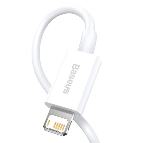 Baseus kabel Superior USB - Lightning 1,0 m 2,4A biały Baseus kabel Superior USB - Lightning 1,0 m 2,4A biały