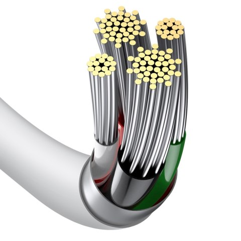 Baseus kabel Superior USB - Lightning 1,0 m 2,4A biały Baseus kabel Superior USB - Lightning 1,0 m 2,4A biały