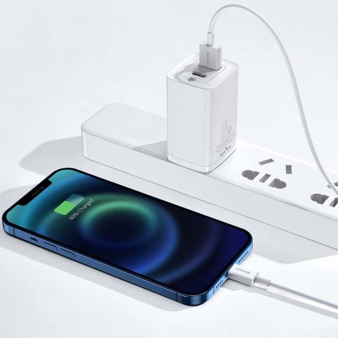 Baseus kabel Superior USB - Lightning 1,5 m 2,4A biały Baseus kabel Superior USB - Lightning 1,5 m 2,4A biały