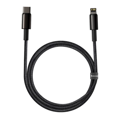 Baseus kabel Tungsten PD USB-C - Lightning 1,0 m czarny 20W Baseus kabel Tungsten PD USB-C - Lightning 1,0 m czarny 20W