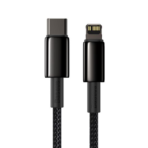 Baseus kabel Tungsten PD USB-C - Lightning 1,0 m czarny 20W Baseus kabel Tungsten PD USB-C - Lightning 1,0 m czarny 20W