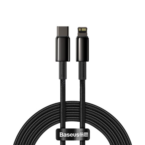 Baseus kabel Tungsten PD USB-C - Lightning 2,0 m czarny 20W Baseus kabel Tungsten PD USB-C - Lightning 2,0 m czarny 20W