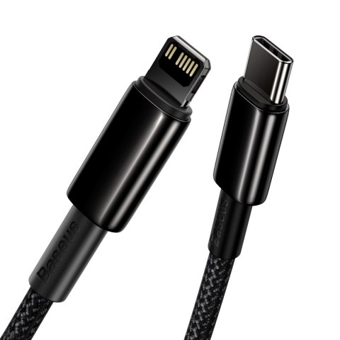 Baseus kabel Tungsten PD USB-C - Lightning 2,0 m czarny 20W Baseus kabel Tungsten PD USB-C - Lightning 2,0 m czarny 20W