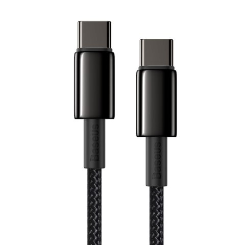 Baseus kabel Tungsten PD USB-C - USB-C 2,0 m czarny 100W Baseus kabel Tungsten PD USB-C - USB-C 2,0 m czarny 100W