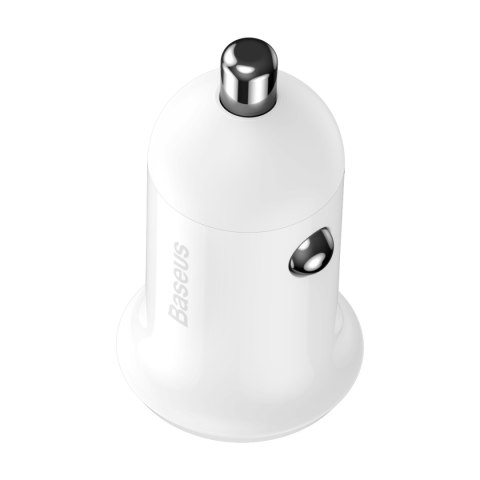 Baseus ładowarka samochodowa Grain Pro 2x USB 4,8A biała Baseus ładowarka samochodowa Grain Pro 2x USB 4,8A biała