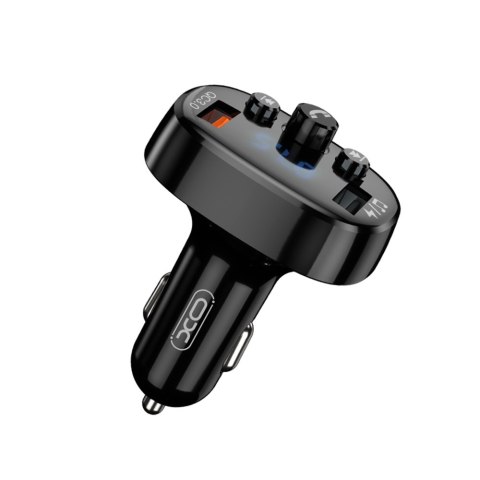 XO transmiter FM BCC03 Bluetooth MP3 ładowarka samochodowa 18W czarna XO transmiter FM BCC03 Bluetooth MP3 ładowarka samochodowa 18W czarna