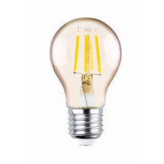 Żarówka LED Filament E27 A60 4W 230V 2200K 400lm COG złota Forever Light