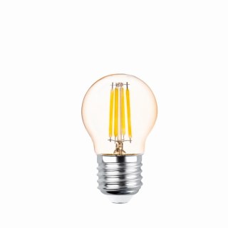Żarówka LED Filament E27 G45 4W 230V 2200K 400lm COG złota Forever Light