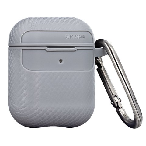 Etui Carbon do Airpods 4 z ANC szare