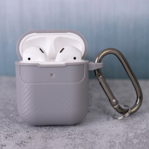 Etui Carbon do Airpods 4 z ANC szare
