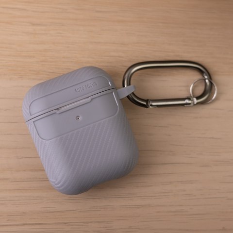 Etui Carbon do Airpods 4 z ANC szare