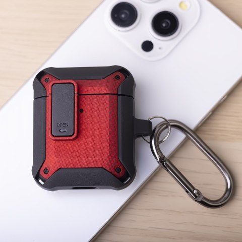 Etui do Airpods 4 / Airpods 4 z ANC Nitro czerwone