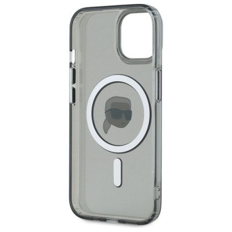 Karl Lagerfeld nakładka HC MagSafe IML Metal K. Head do iPhone 15 6,1" czarna Karl Lagerfeld nakładka HC MagSafe IML Metal K. Head do iPhone 15 6,1" czarna