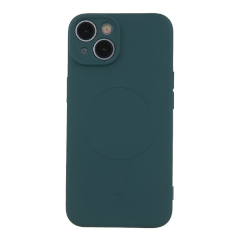 Nakładka Simple Color Mag do Samsung Galaxy A16 4G / A16 5G ciemnozielona
