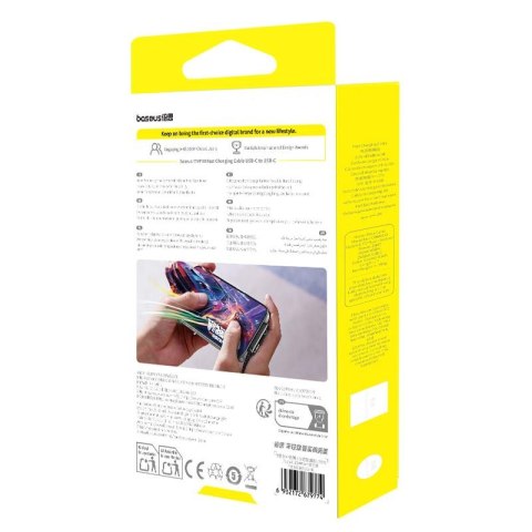 Baseus Kabel szybkiego ładowania MVP 3 USB-A do USB-C 100W 1m Czarny Baseus Kabel szybkiego ładowania MVP 3 USB-A do USB-C 100W 1m Czarny