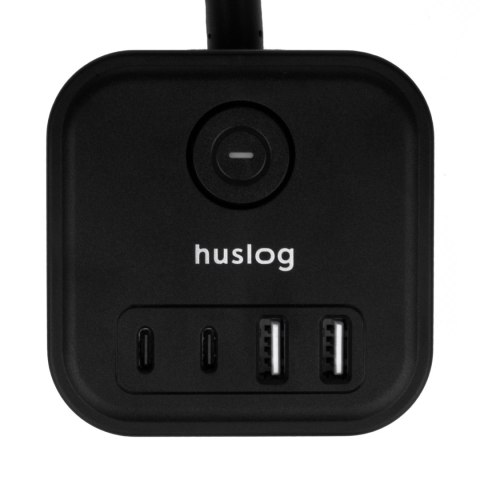 Huslog Przedłużacz kostka z USB Huslog Przedłużacz kostka z USB