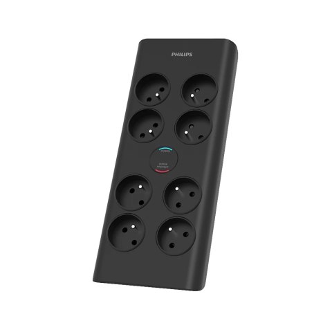 Listwa zasilająca antyprzepięciowa PHILIPS przedłużacz sieciowy 8 gniazd 16A 2m czarna Listwa zasilająca antyprzepięciowa PHILIPS przedłużacz sieciowy 8 gniazd 16A 2m czarna
