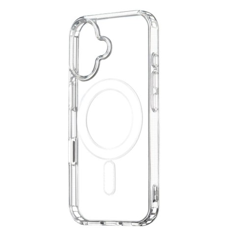 Nakładka Anti Shock 1,5 mm Mag do iPhone 16 Plus 6,7" transparentna big hole + przycisk
